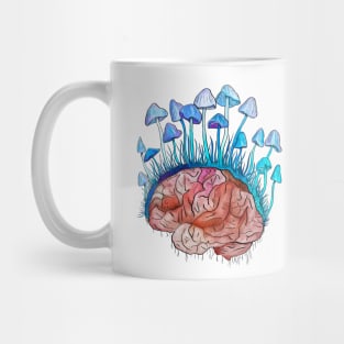 Mushrooms grow on the brain Mug